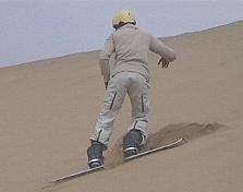 Sandboarding Namibia