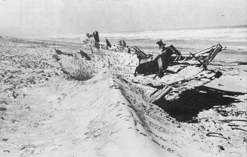 Karimona shipwreck, north of Mowe Bay, Namibia