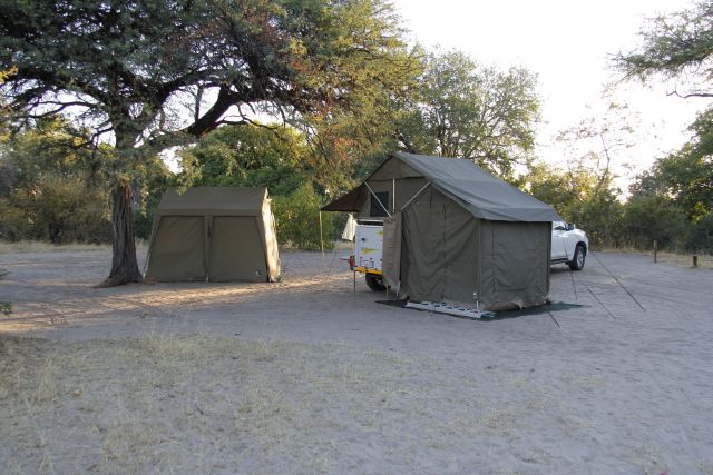 Khumaga Camp, Botswana: camping site