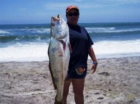 Fishing in Henties Bay, Namibia