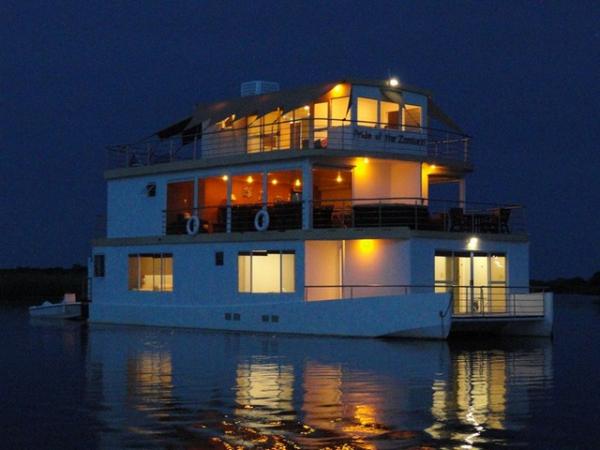 Pride of Zambezi Luxury House Boat, Namibia and Botswana