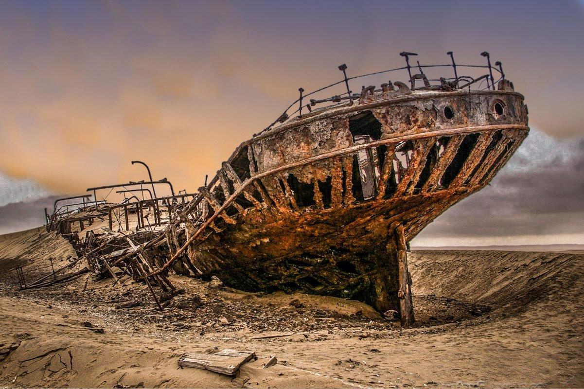 Eduard Bohlen wreck, Namib-Naukluft National Park, Namibia