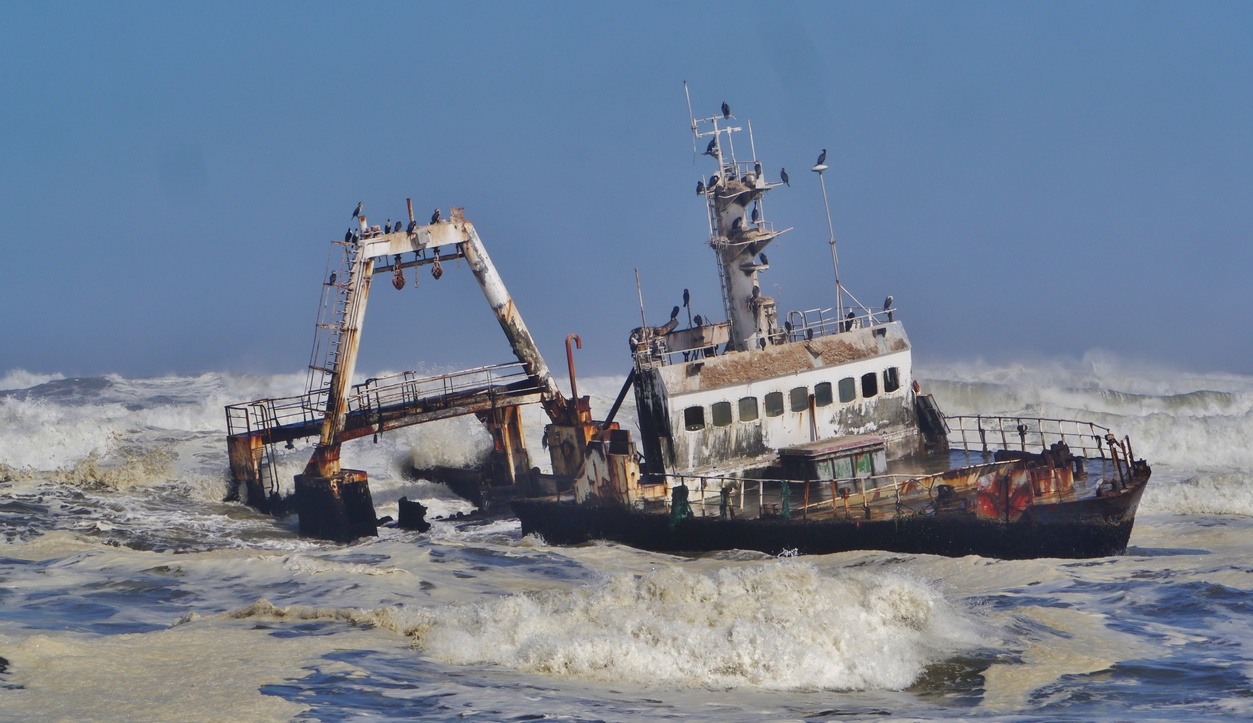 Zeila wreck, south of Henties Bay, Namibia