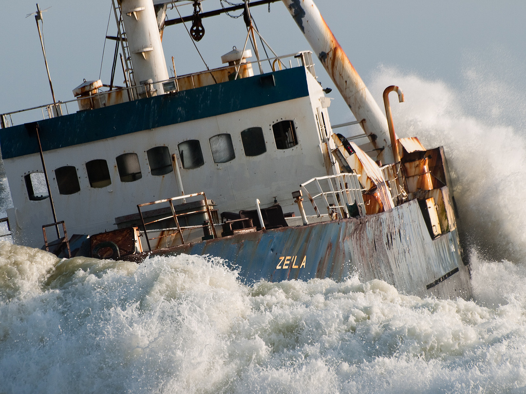 Zeila wreck, south of Henties Bay, Namibia