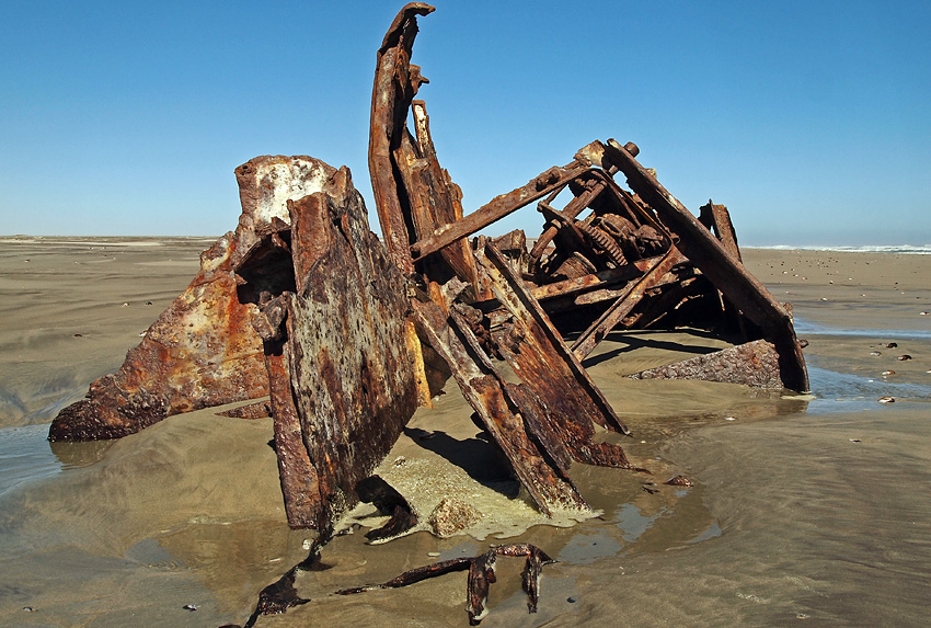 Winston wreck, south of Ugab River Mouth, Namibia