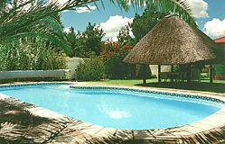 Swiss Chalets Namibia pool