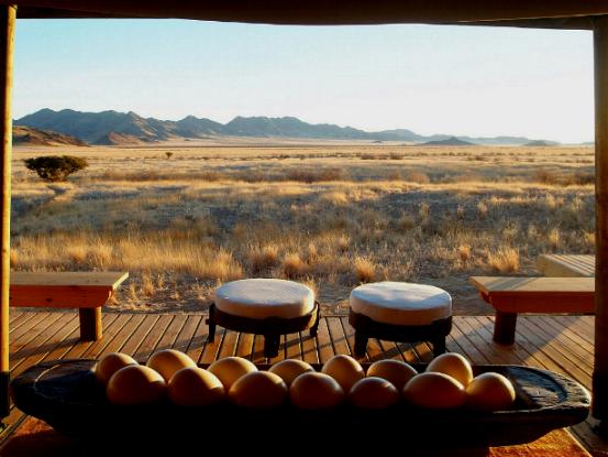 Wolwedans Boulders Camp - desert view