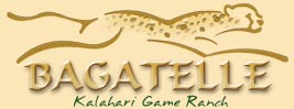 Bagatelle Kalahari Game Ranch Namibia logo