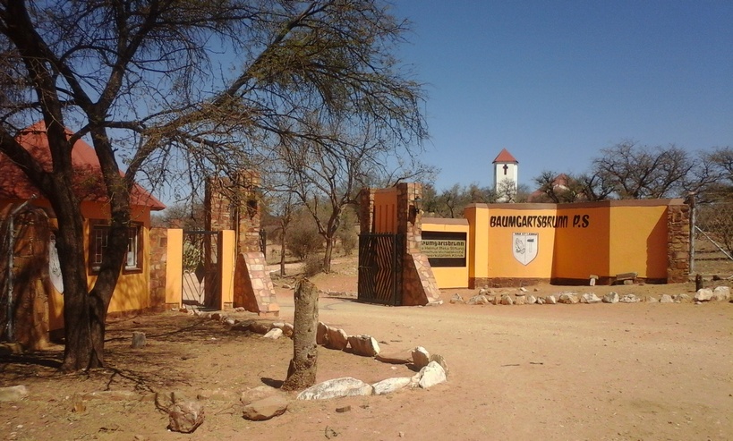 Baumgartsbrunn entrance, Windhoek area, Namibia