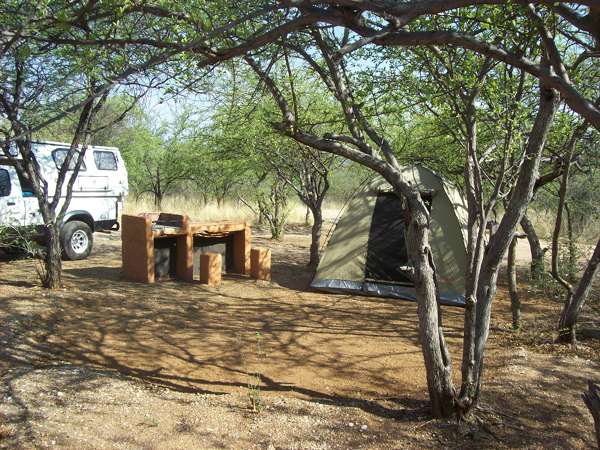 Camp Setenghi Outjo, Namibia: camp site