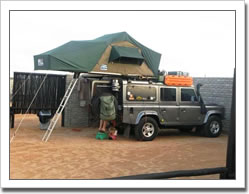 Cape Cross Lodge Camp Site at Cape Cross, Namibia