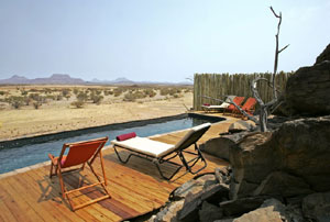 Doro Nawas Camp Damaraland, Namibia - pool view