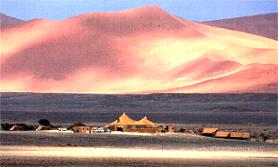 View of Kulala Lodge Namibia