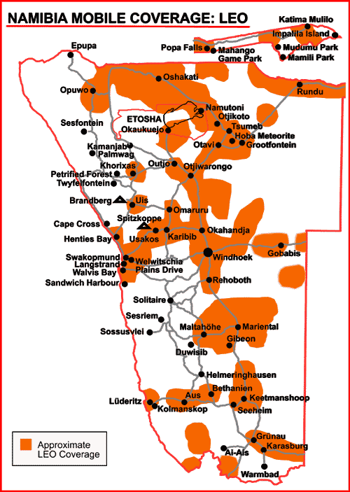 Leo mobile coverage map