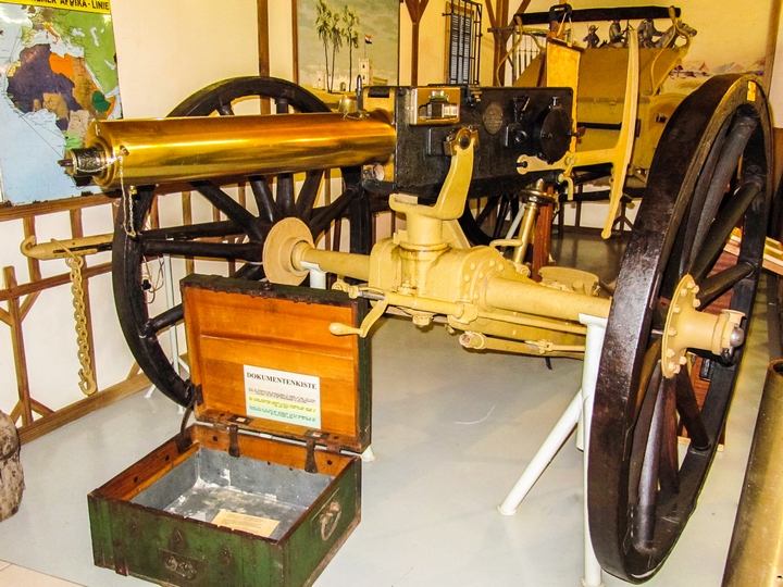 Otjikoto Lake Namibia: display in Tsumeb Museum