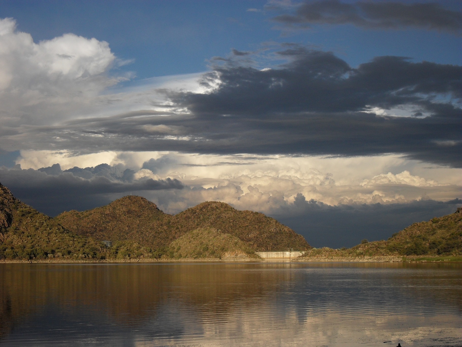 Otjivero Dam in Khomas Region, Gobabis area, Namibia