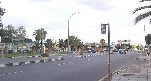 Otjiwarongo town center