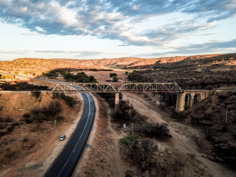 Windhoek Railway Bridge, Avis Dam, B6 highway, Windhoek, Namibia