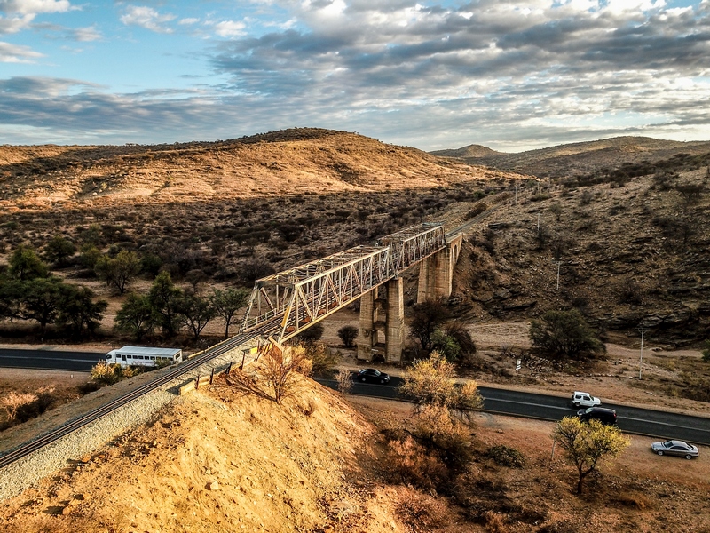 Windhoek Railway Bridge, Avis Dam, B6 highway, Windhoek, Namibia