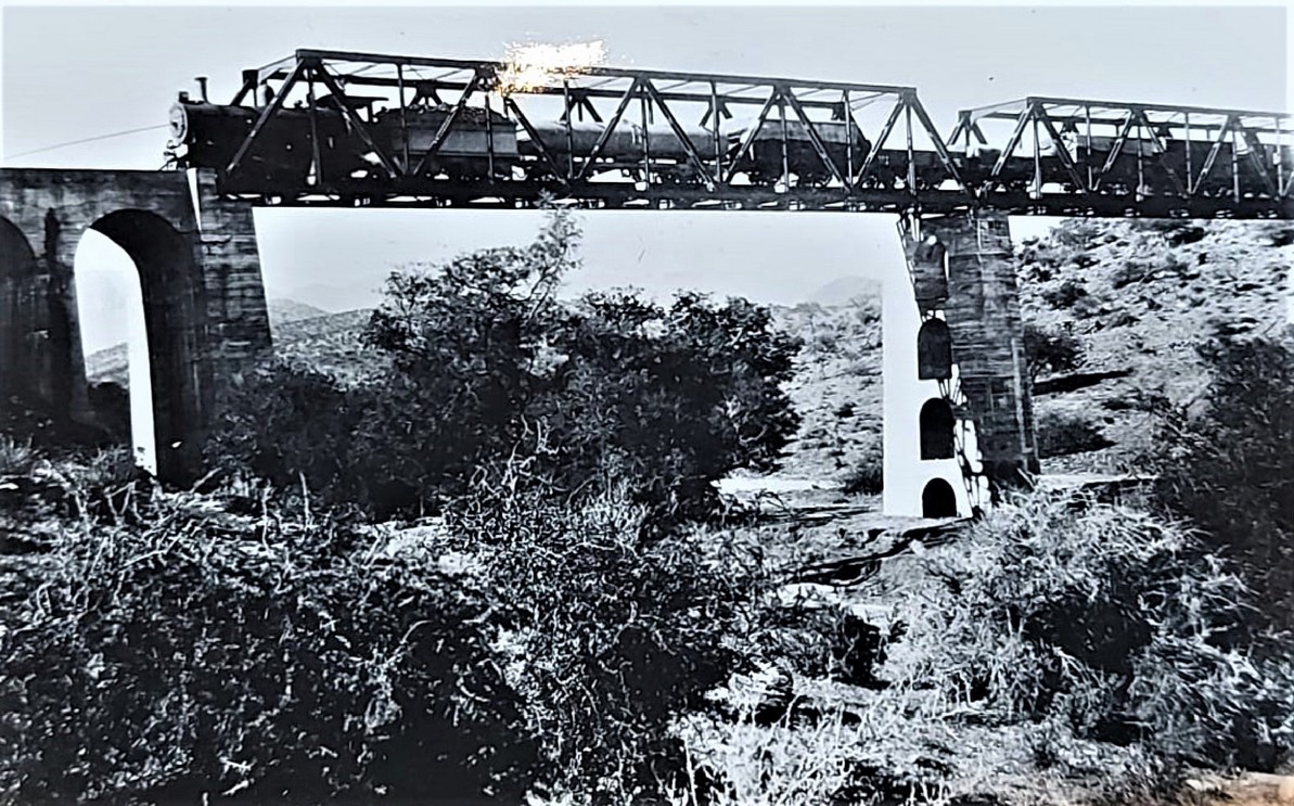 Windhoek Railway Bridge, Avis Dam, B6 highway, Windhoek, Namibia - archive photo